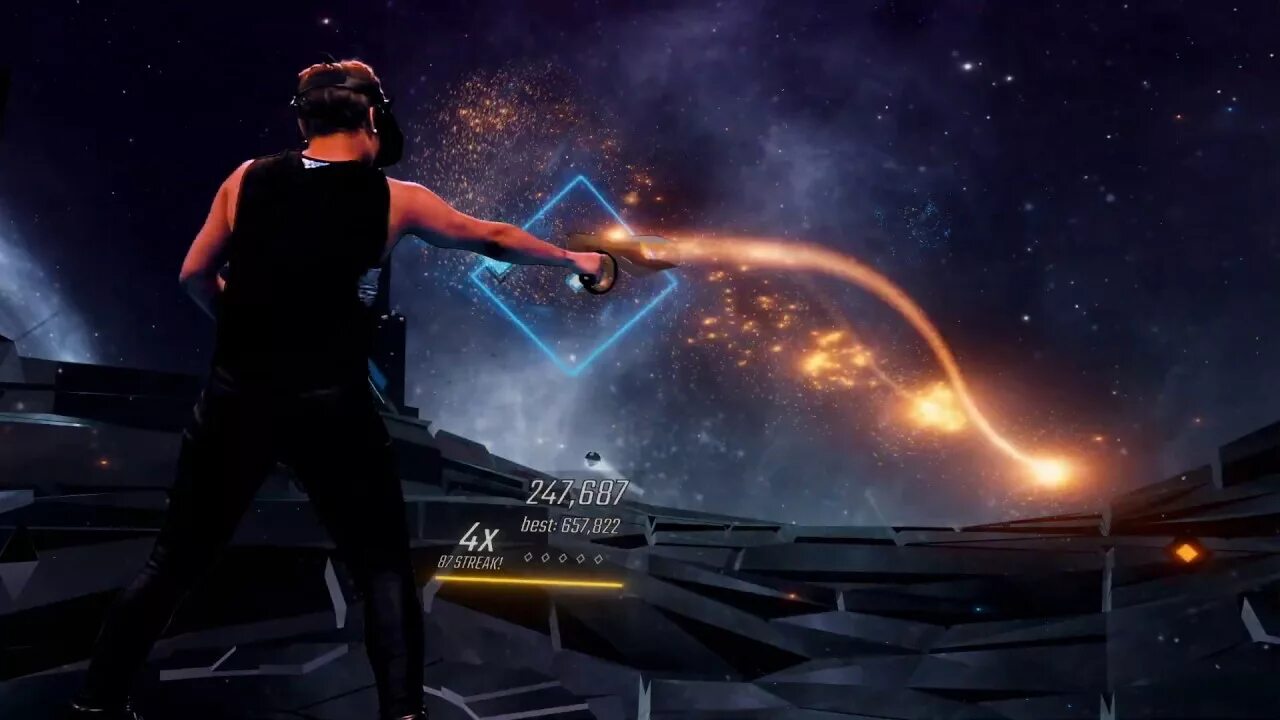 Лучшие vr игры 2025. Audica vr. audica: rhythm shooter. vr игры. игра на сцене.