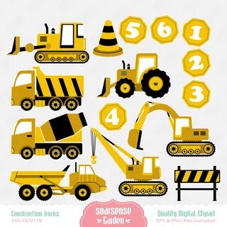 Construction Party Clip Art