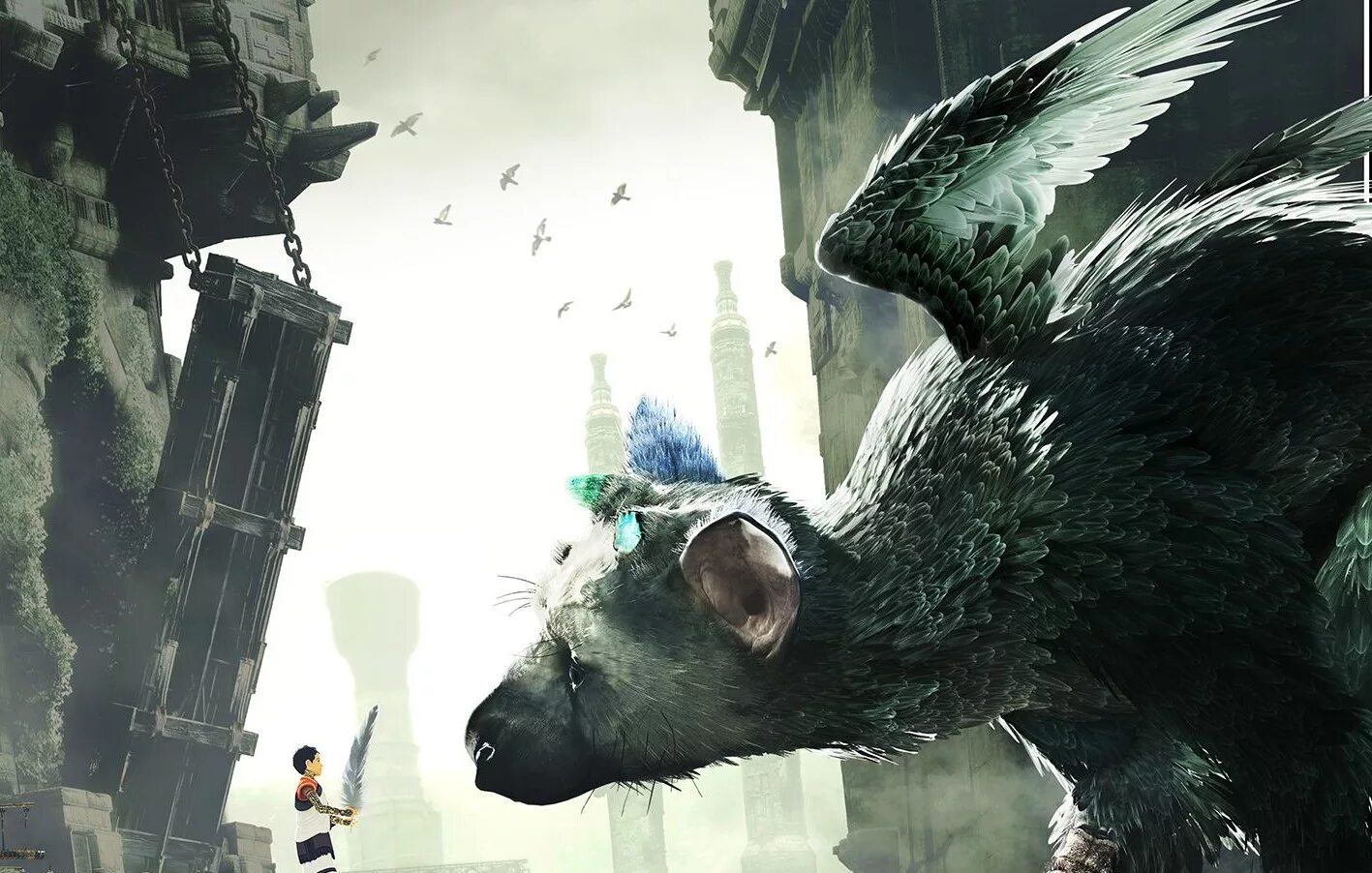 Игра the last guardian. The last Guardian ps4. Трико the last Guardian. ТРИКОХА the last Guardian.