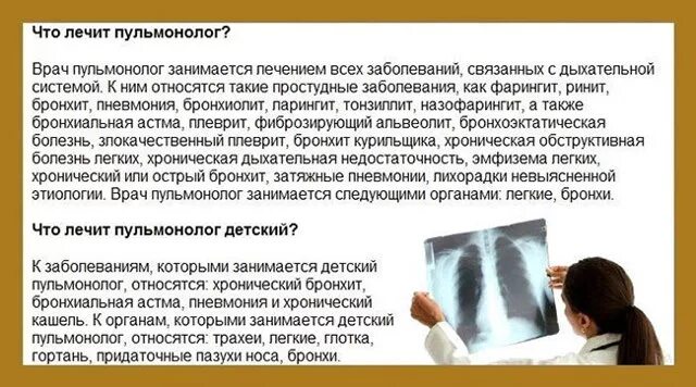 Специалист по бронхам как называется