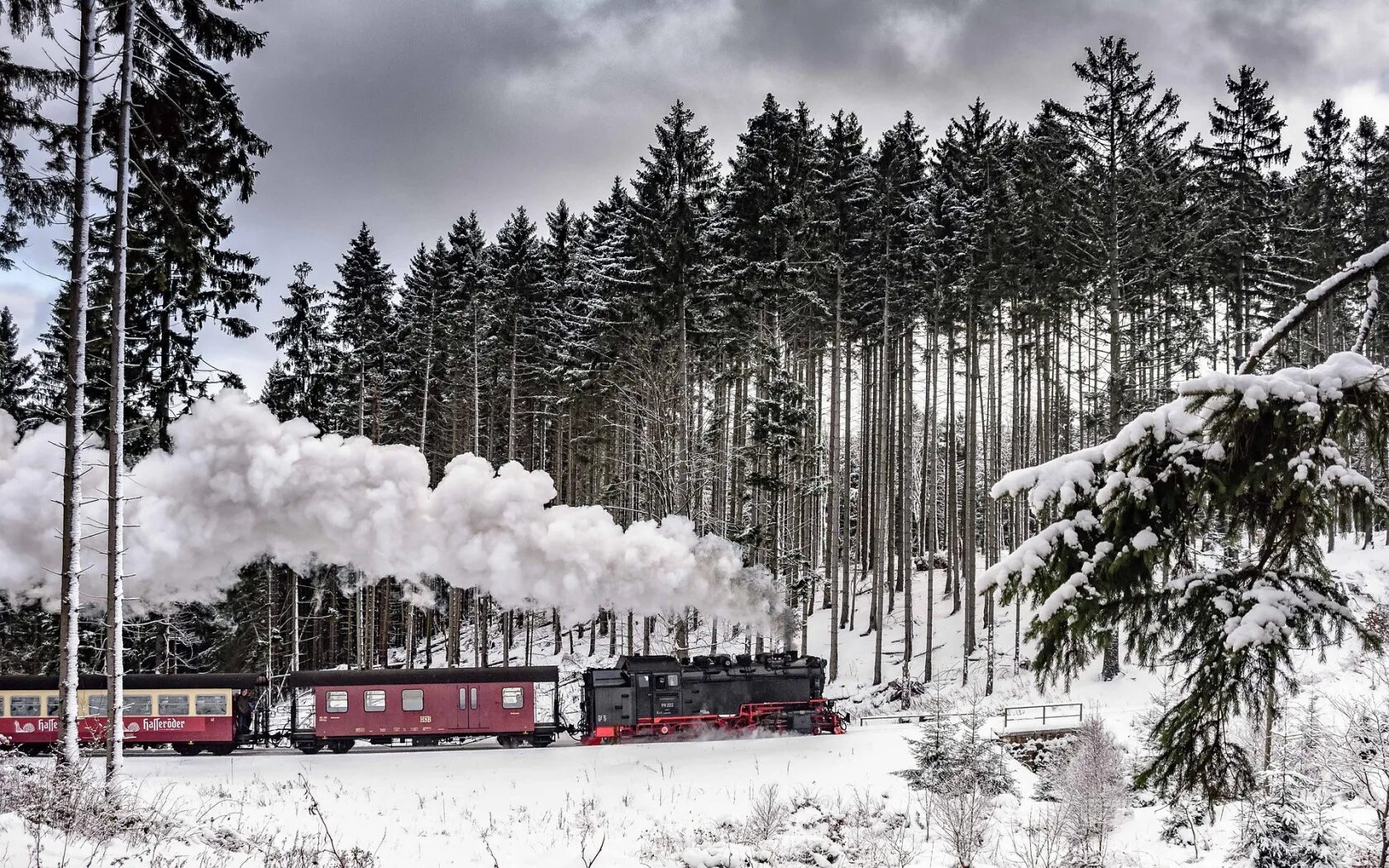 Поезд зимой. Паровоз в зимнем лесу. Поезд в лесу зимой. Поезд в снегу.