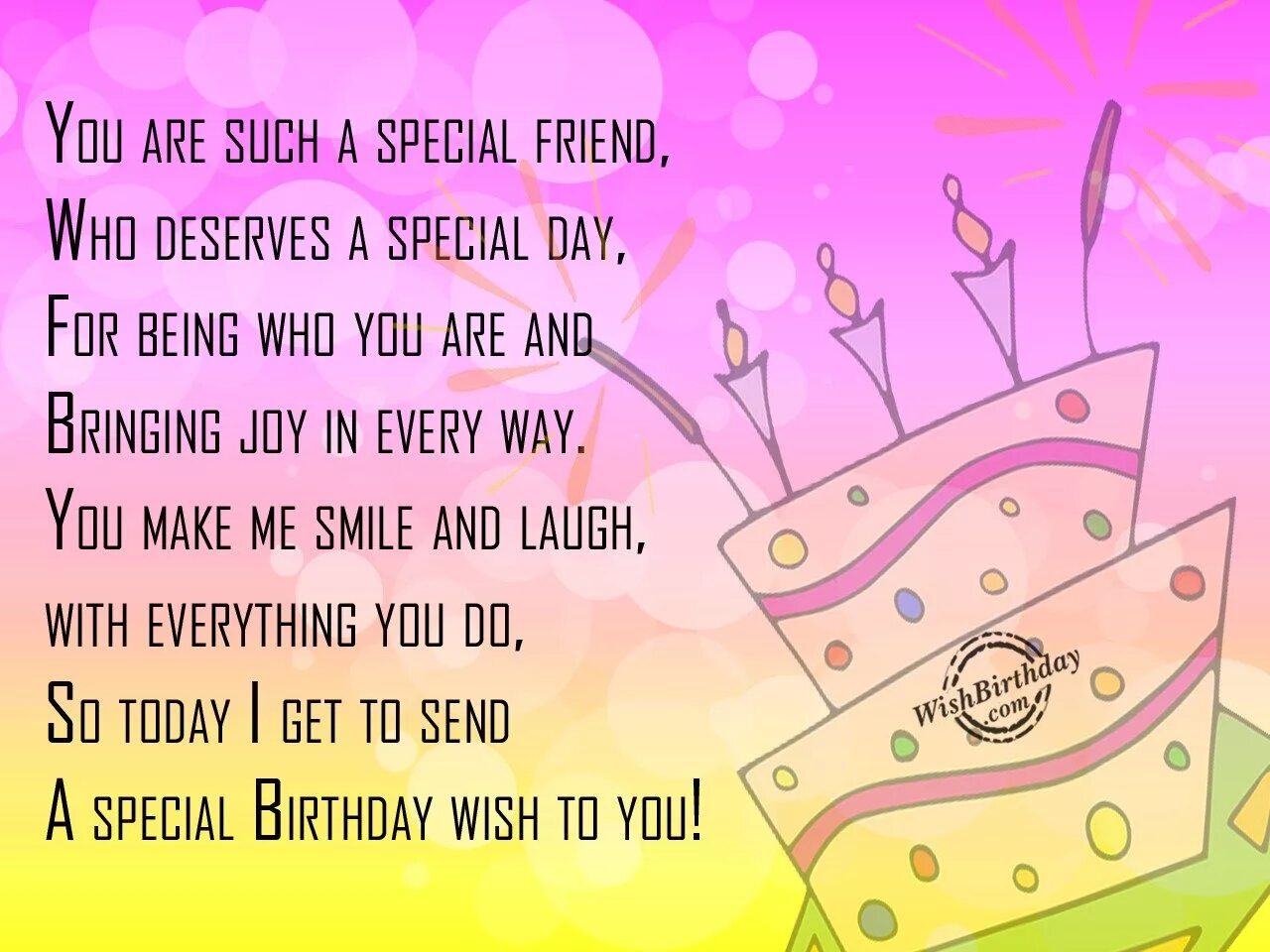 Стих на день рождения на английском. Happy Birthday to a Special friend. Happy Birthday Wishes for friend. Happy Birthday стихи. Веселое стихотворение про день рождения на англ.