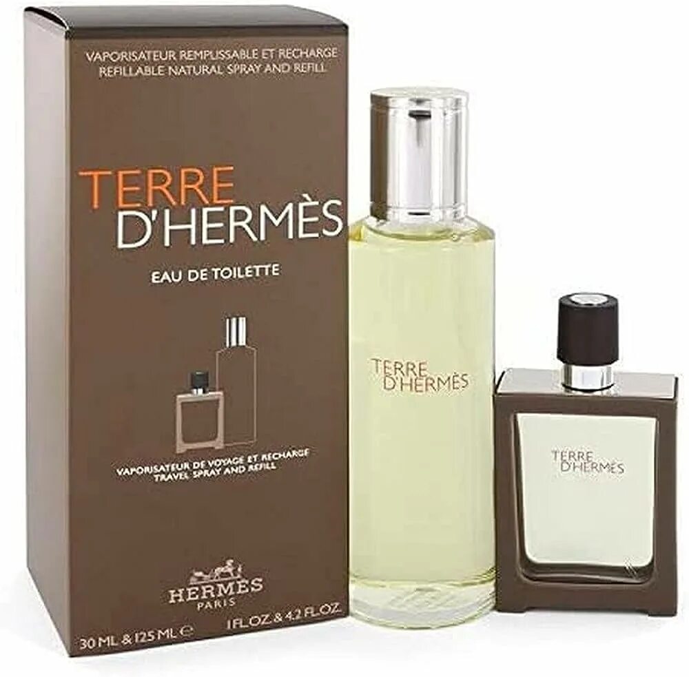 Гермес м. Hermes Terre d'Hermes 30 + 125. Hermes Terre d'Hermes 125 ml. Terre d'Hermes Parfum 30 мл. Terre d'Hermes Refill.