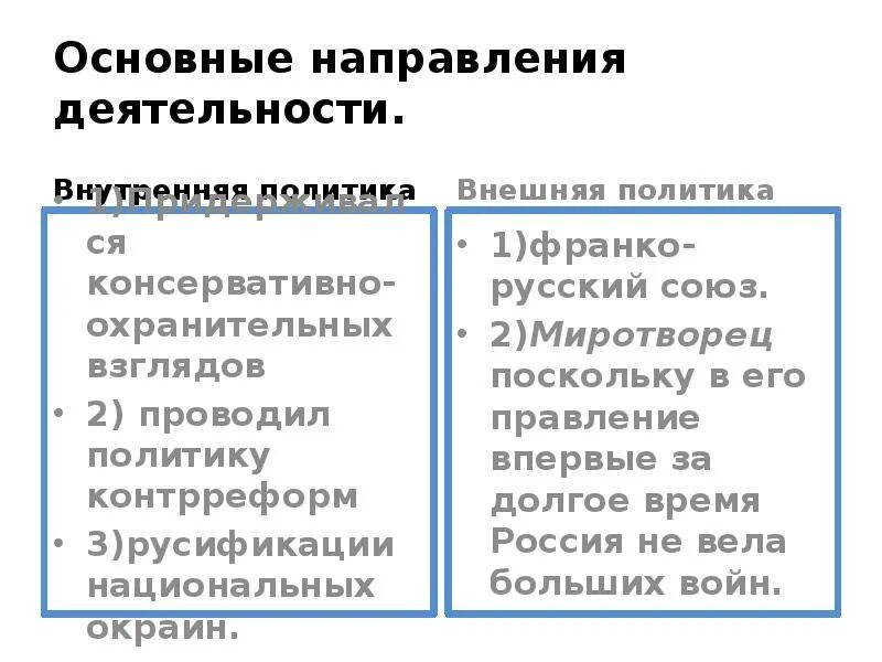 Русификация национальных окраин. Направления деятельности внутренняя политика. Внешняя политика франкизма в Испании. Внутренняя политика Франко.