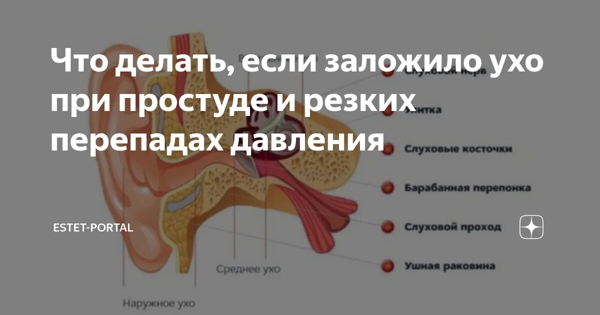 Шум в ушах при насморке