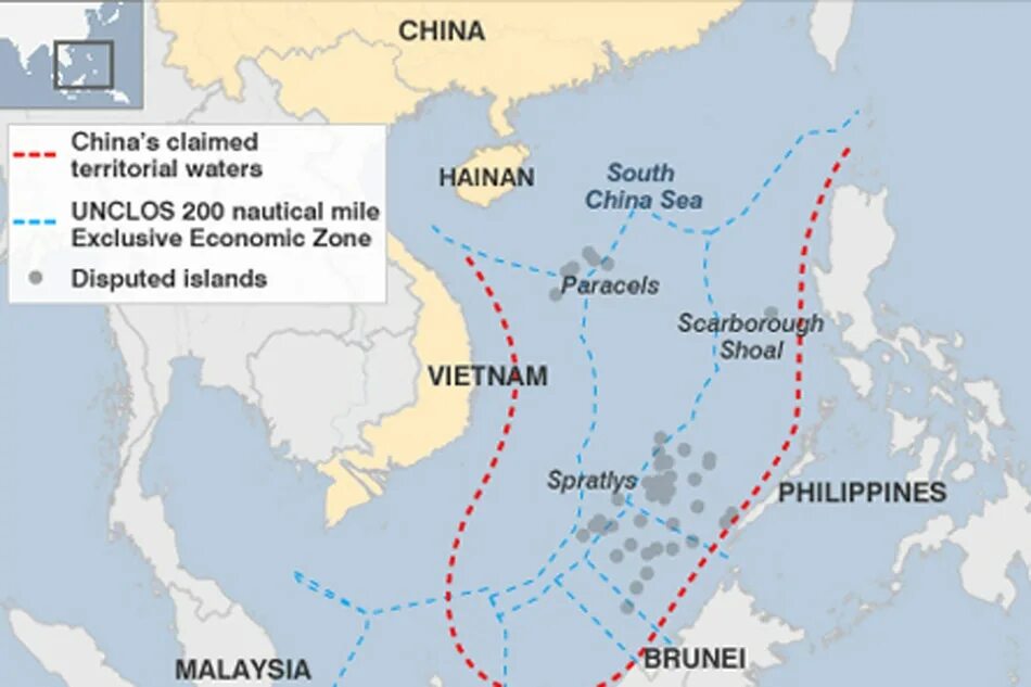 Парасельские острова конфликт. Претензии Китая в Южно-китайском море. Спорные территории в Южно китайском море. Девятипунктирная линия Китая. Восточно китайское на карте