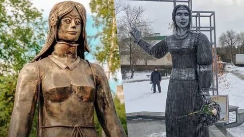 Памятник аленке