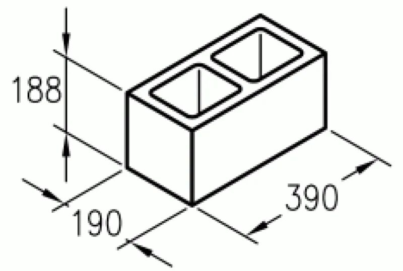 Камень стеновой гост. Вес шлакоблока 20х20х40 пустотелый. Бетонный блок 190х190х390 пустотелый чертеж. 390 190 188 Керамзитобетонный блок размер. Размер блока шлакоблока.