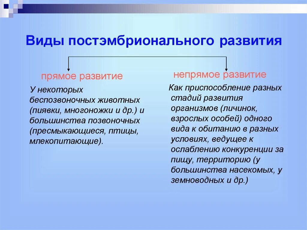 Прямое развитие это какое. Типы постэмбрионального развития. Постэмбриональное развитие. Типы постэмбрионального развития схема. Типом его постэмбрионального развития.