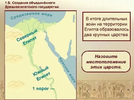 Возникновение египта