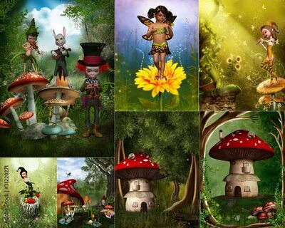 Сказочные коллажи