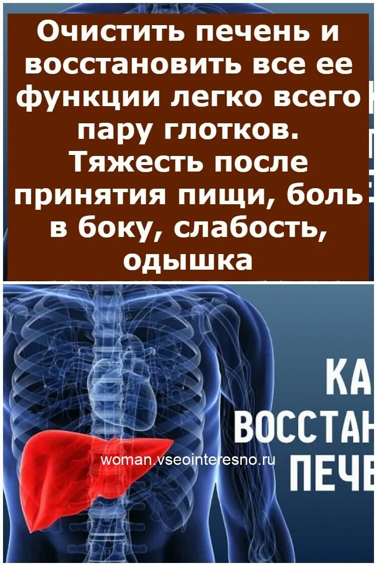 Боль в области печени причины. Очистить печень.