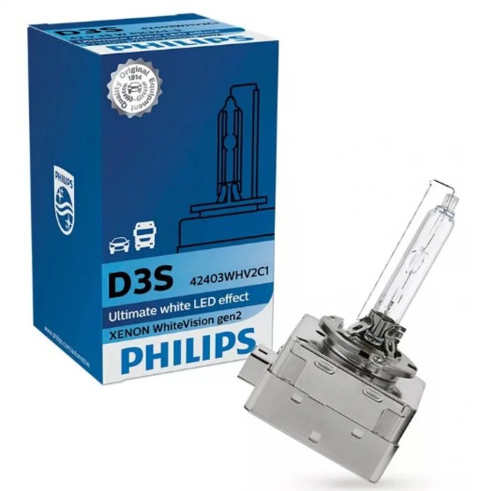 D1s ксенон купить. Philips d2s 35w 5000k. D3s лампа ксеноновая Philips. Ксеноновая лампа Philips d1s 35w +120 Xenon WHITEVISION 2шт. Philips White Vision d1s.