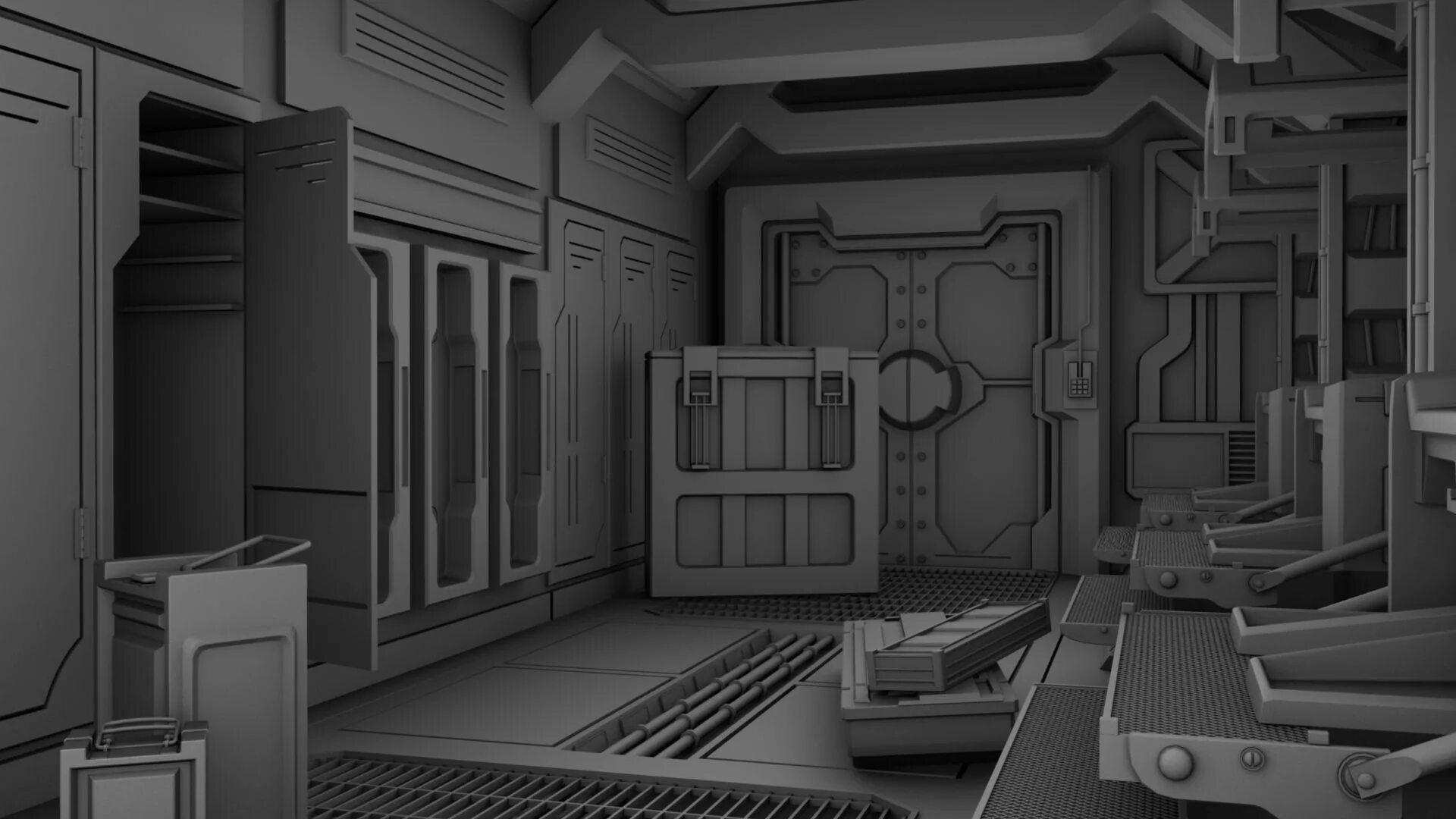 Backrooms 3d model