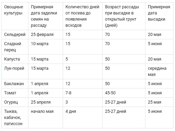 Какие сроки посева семян. Посадка огурцов в открытом грунте семенами. Сроки посадки рассады в открытый грунт. Таблица для посадки огурцов в грунт. Сроки высадки рассады овощных культур.