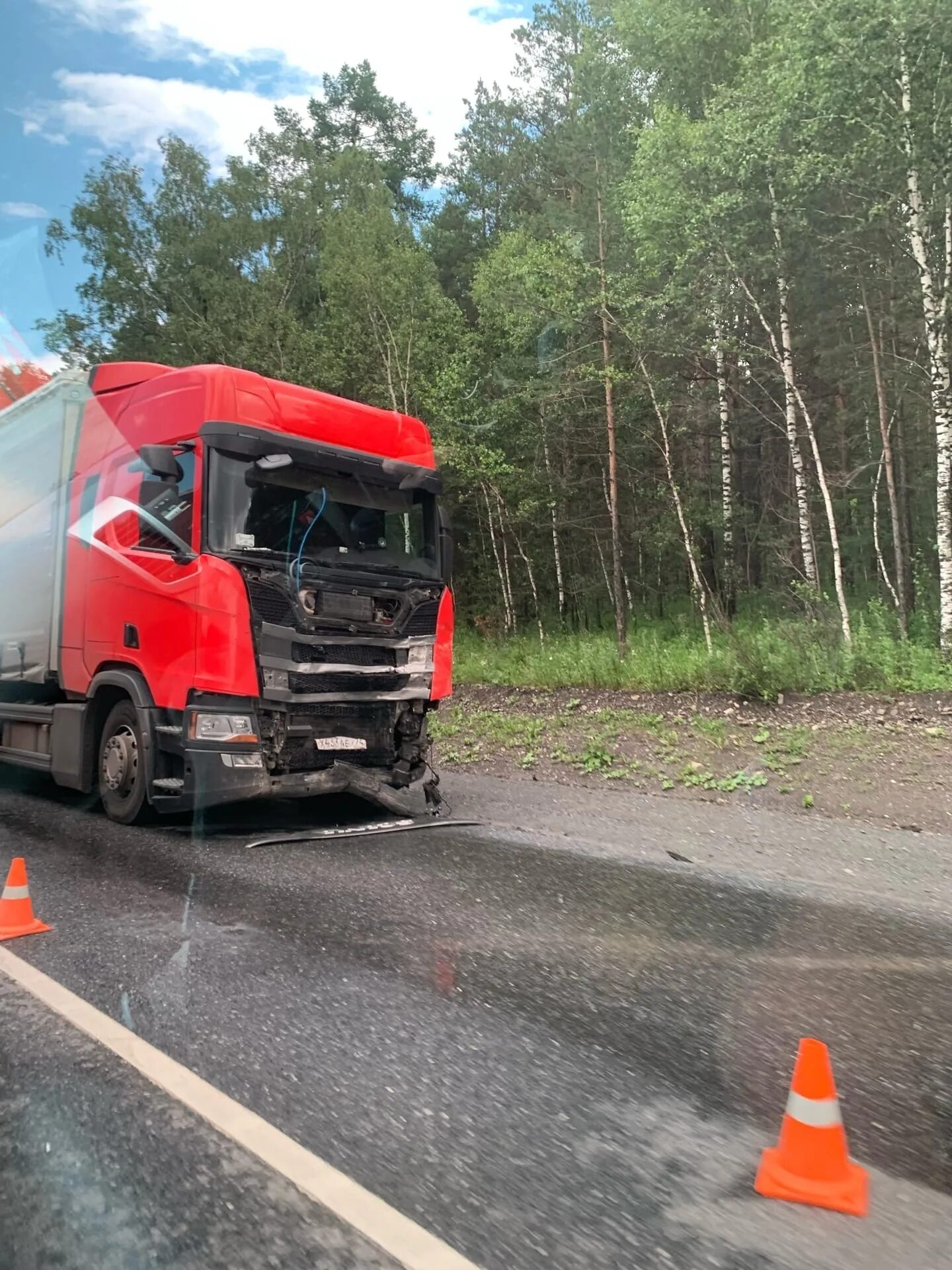 Фура на трассе. Трасса. Авария на м5 сегодня челябинская