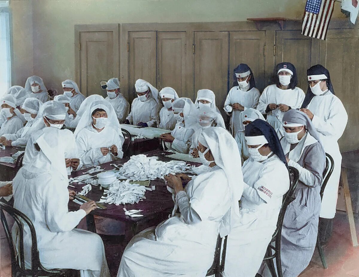 Испанский грипп 1918 фото. During pandemic