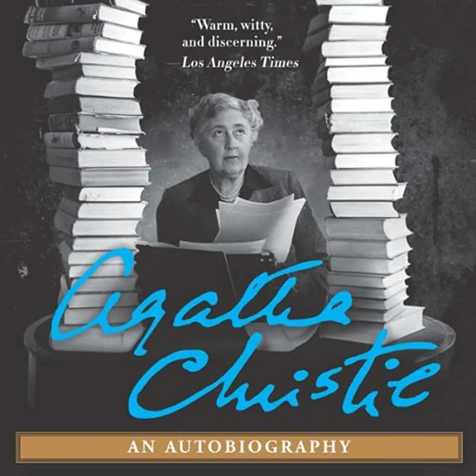 Agatha Christie Autobiography. Agatha Christie Biography in School book.