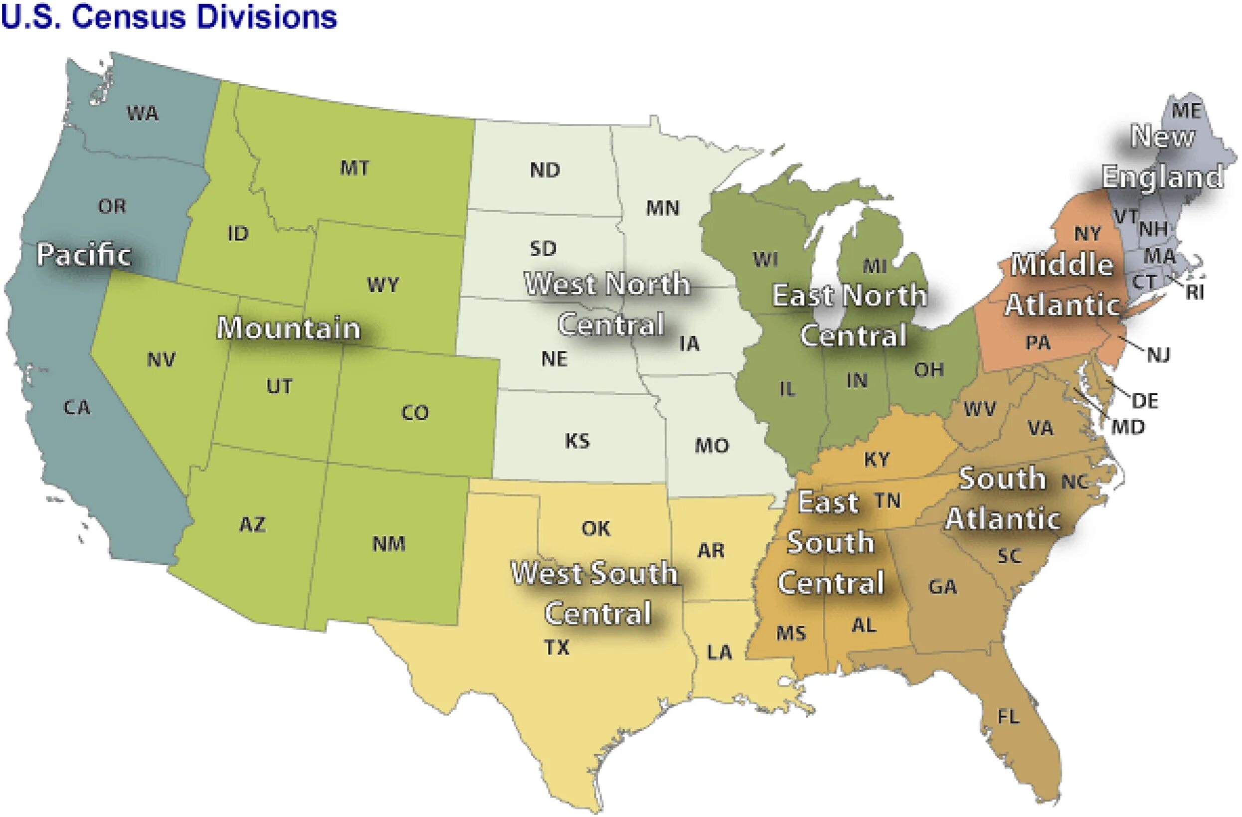 Региональное деление США. Деление США на регионы. East South Central States. Midwest Regions of United States.