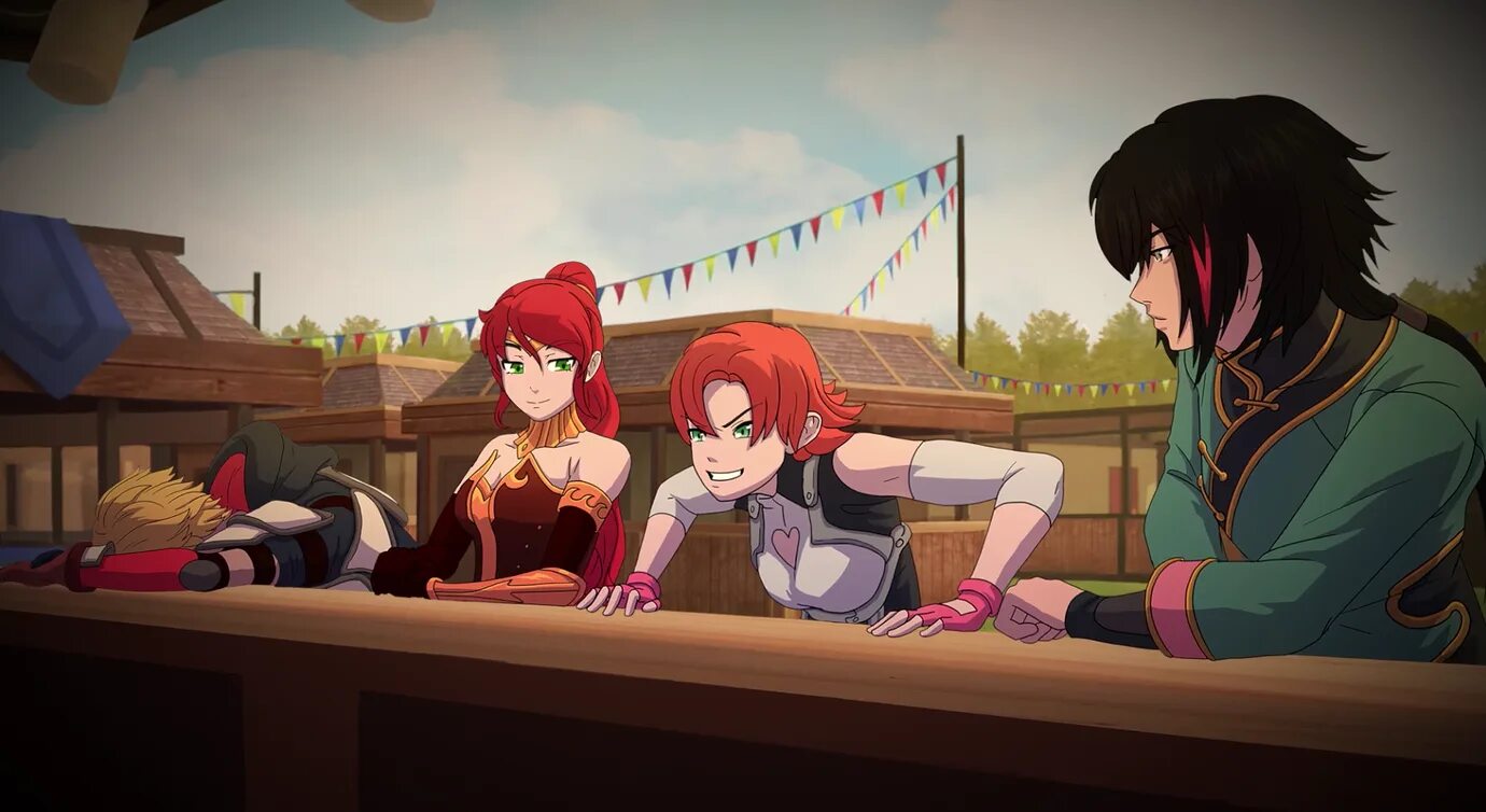 RWBY JNPR. Буллхед RWBY. Виллоу RWBY.