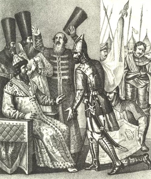 Ягайло Литовский князь. Король Литовский - Ягайло.. Коронацияи Ягайло. Князь Витовт коронация.