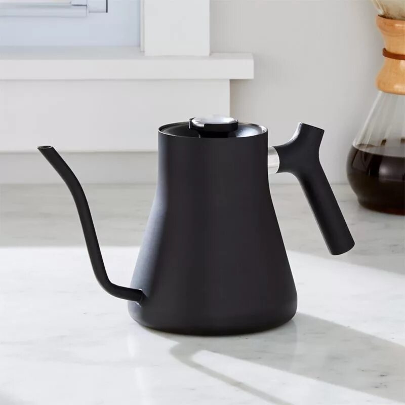 Fellow Stagg stovetop kettle (1l, Matte Black). Чайник fellow Stagg. Чайник черный матовый. Купить черный матовый чайник.