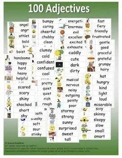 Wordwall adjektive