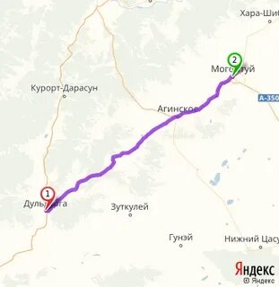 Чита дарасун расстояние