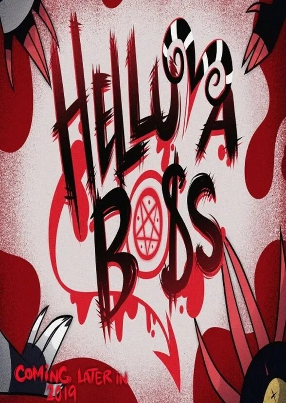 Helluva boss перевод. Имп адский босс. адский босс постер. imp helluva boss. адский босс плакат.