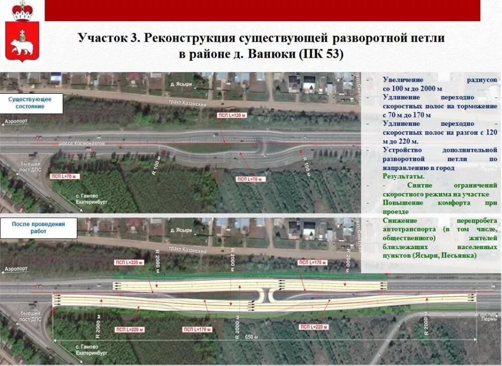 Дорога на шоссе космонавтов пермь