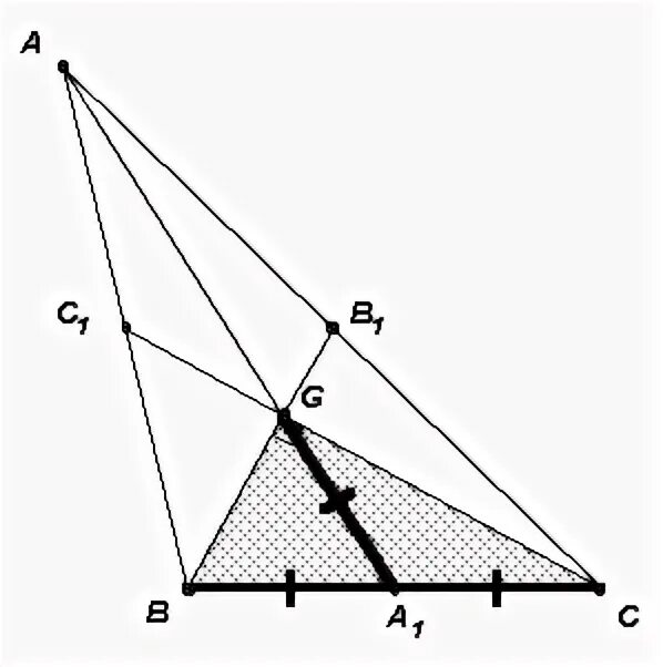 Медианы aa1 bb1. Медианы aa1 bb1