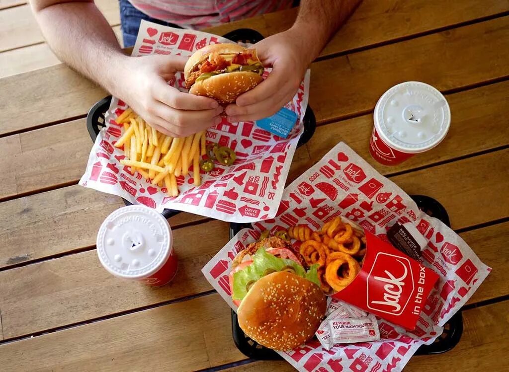 Jacks еда. Jack in the box фаст фуд. полезный фаст фуд. американская еда. американцы и фаст фуд.