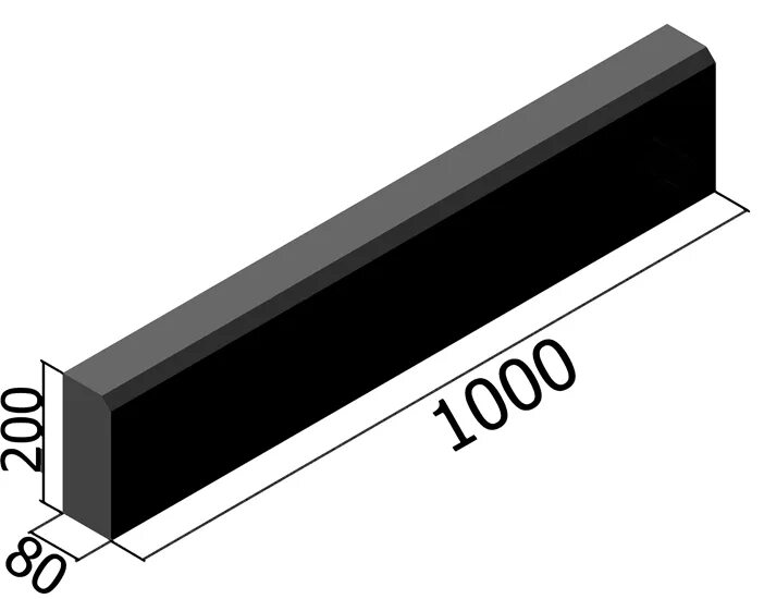 Вес бордюрного камня. Бордюр 1000 200 80. Поребрик 100х200х80 вес. Поребрик 1000*200*80. Бордюрный камень 1000х200х80.