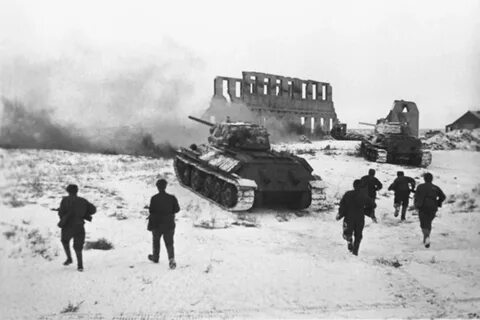 Начало сталинградской битвы 1942