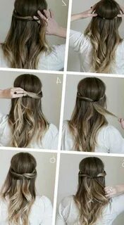 простые прически на распущенные волосы