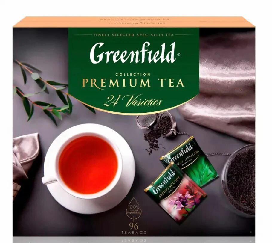 Greenfield collection. Чай Гринфилд 96 пакетиков набор. Greenfield Premium Tea collection 30. Чай Гринфилд подарочный набор ассорти.