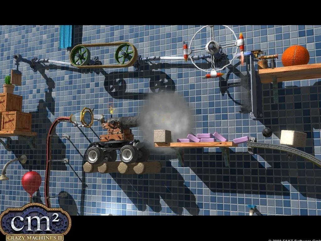 Игры играть машины 2. Заработало! 2 / Crazy Machines 2. Crazy Machines Xbox 360. Игра Crazy Machines головоломка. Crazy Machines 2: back to the shop.