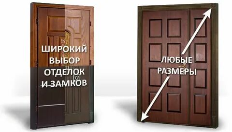 Входные двери спб размеры