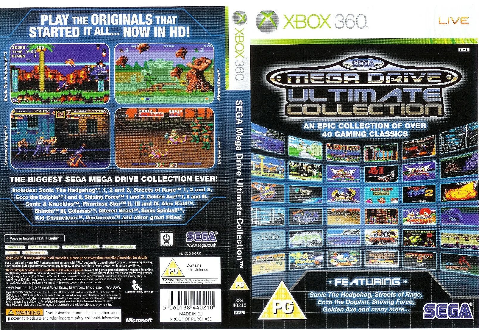 Игры на сегу русские сборник. Xbox 360 Sega. Xbox 360 Sega Mega Drive. Sega Genesis collection xbox360. Sega Mega Drive collection ps3 Cover.