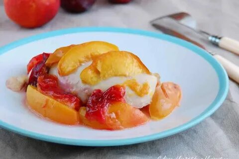 Персики консервированные с сыром