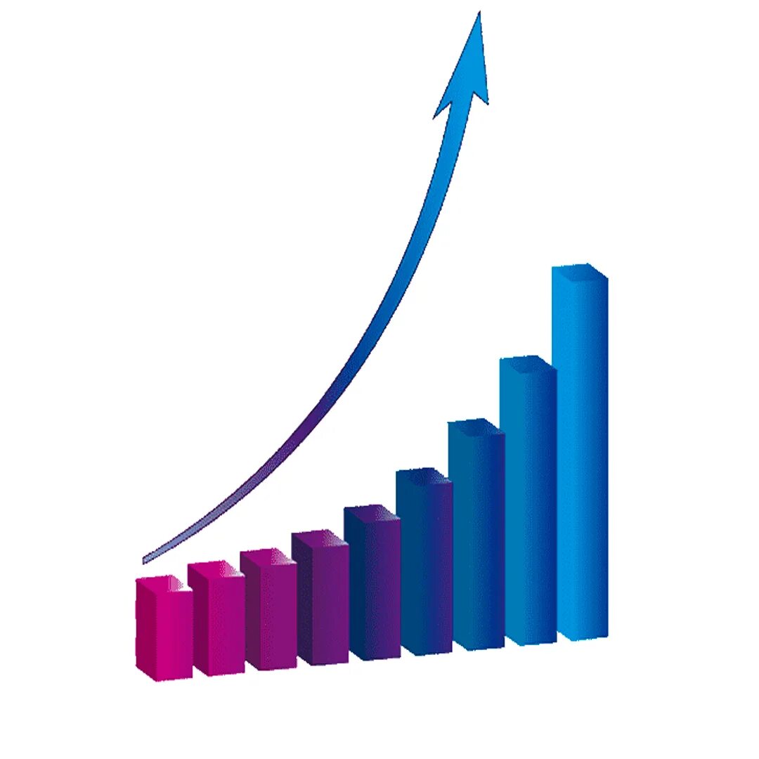 Рост картинка. График роста. График вверх. Диаграмма роста. РСТ без фона.