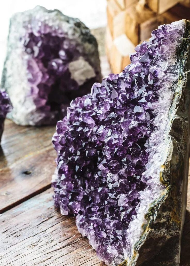 50g Natural Amethyst Gravels Crystals Brazil Lavender Purple Rough Stone Rock eB