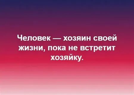 Человек сам хозяин своей жизни