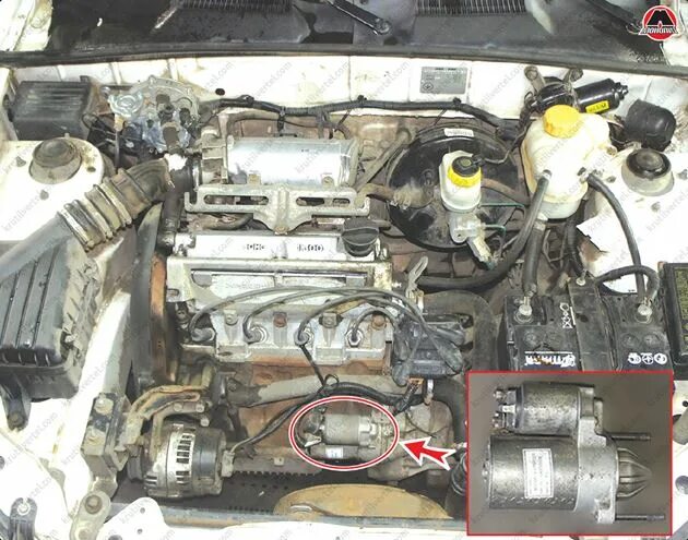 Checking the starter enable circuit (Chevrolet Lanos T150 2002-2009: General inf