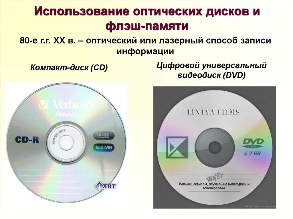 Оптические лазерные диски. Носители информации. CD DVD. Запись информации на оптические носители. Оптические диски и флеш память. Современные технологии записи информации 8 класс