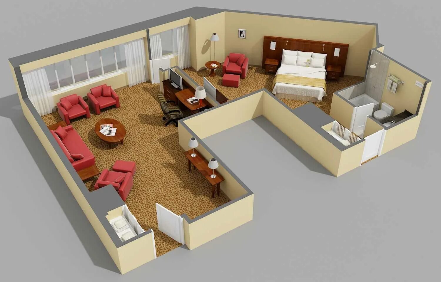 Floorplan 3d проекты. Планировка дома Room Planner. Расстановка мебели. Красивая планировка комнаты.
