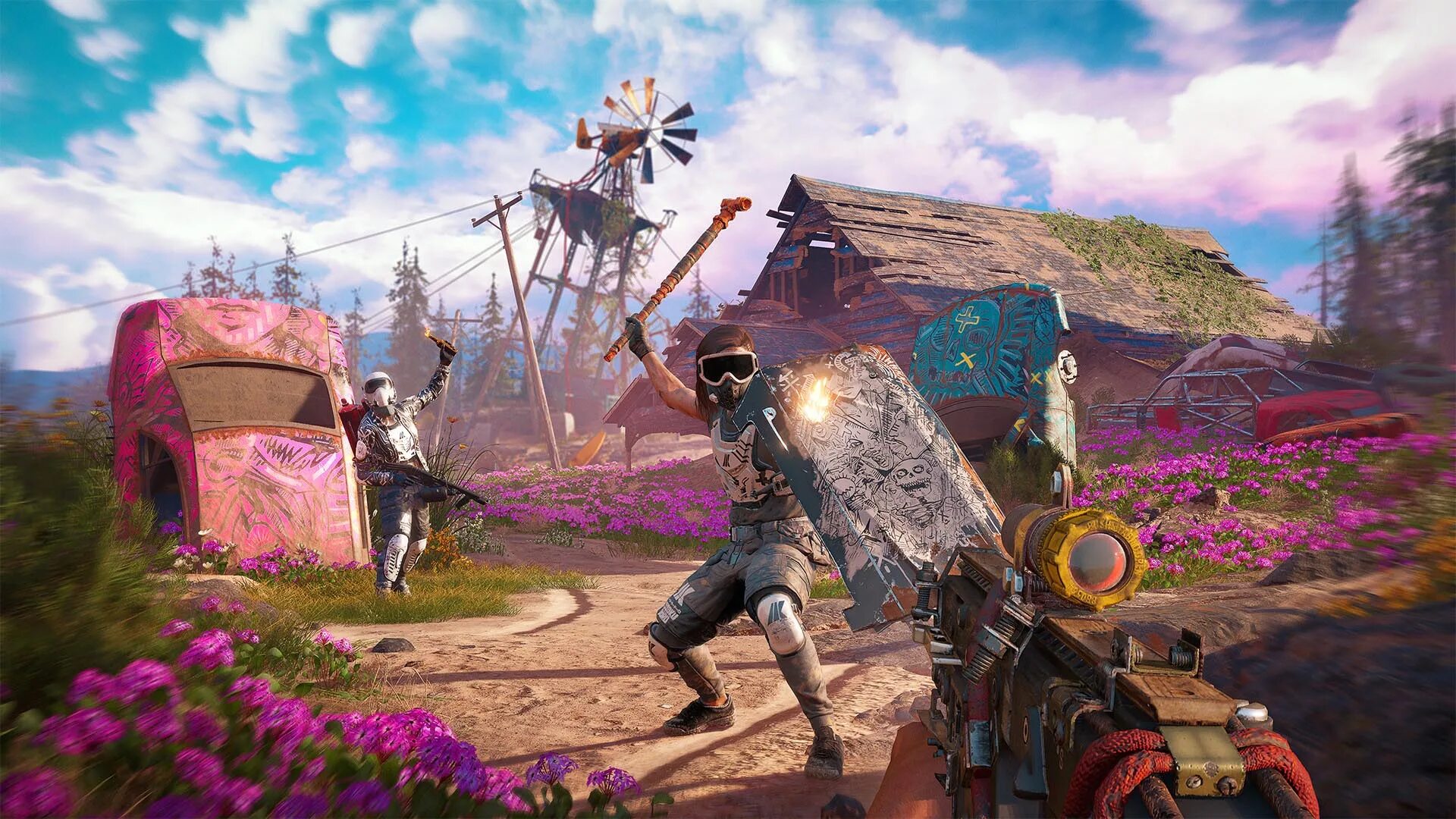 Игры с открытым миром и хорошим сюжетом. Far Cry New Dawn. Фар край Нью Доун. Far Cry 5 New Dawn.