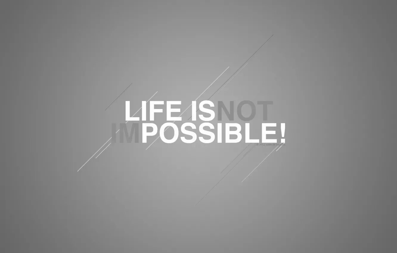 All is possible