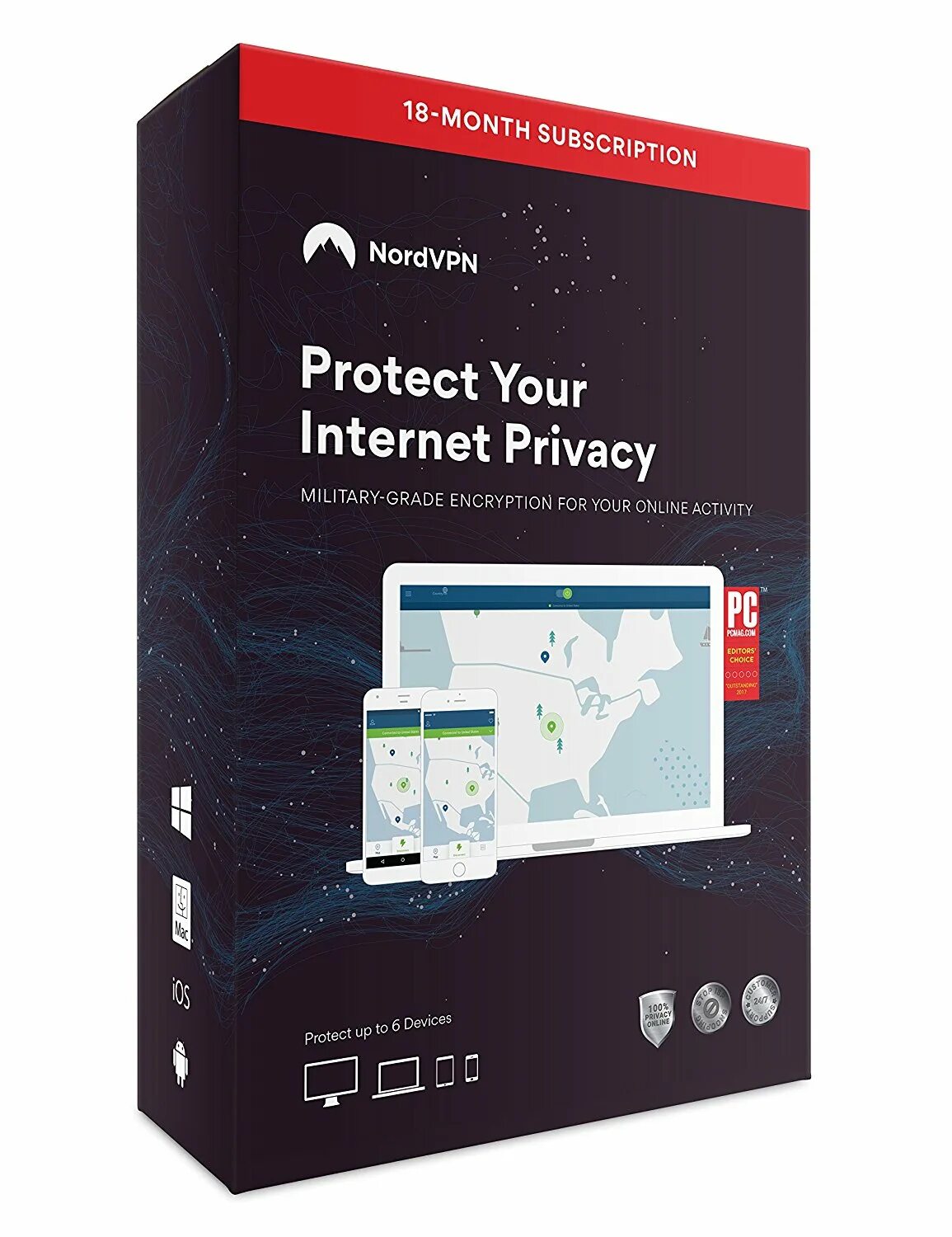 NORDVPN коробка. Monthly VPN subscription. Grade и encryption;. NORDVPN-link-Checker.