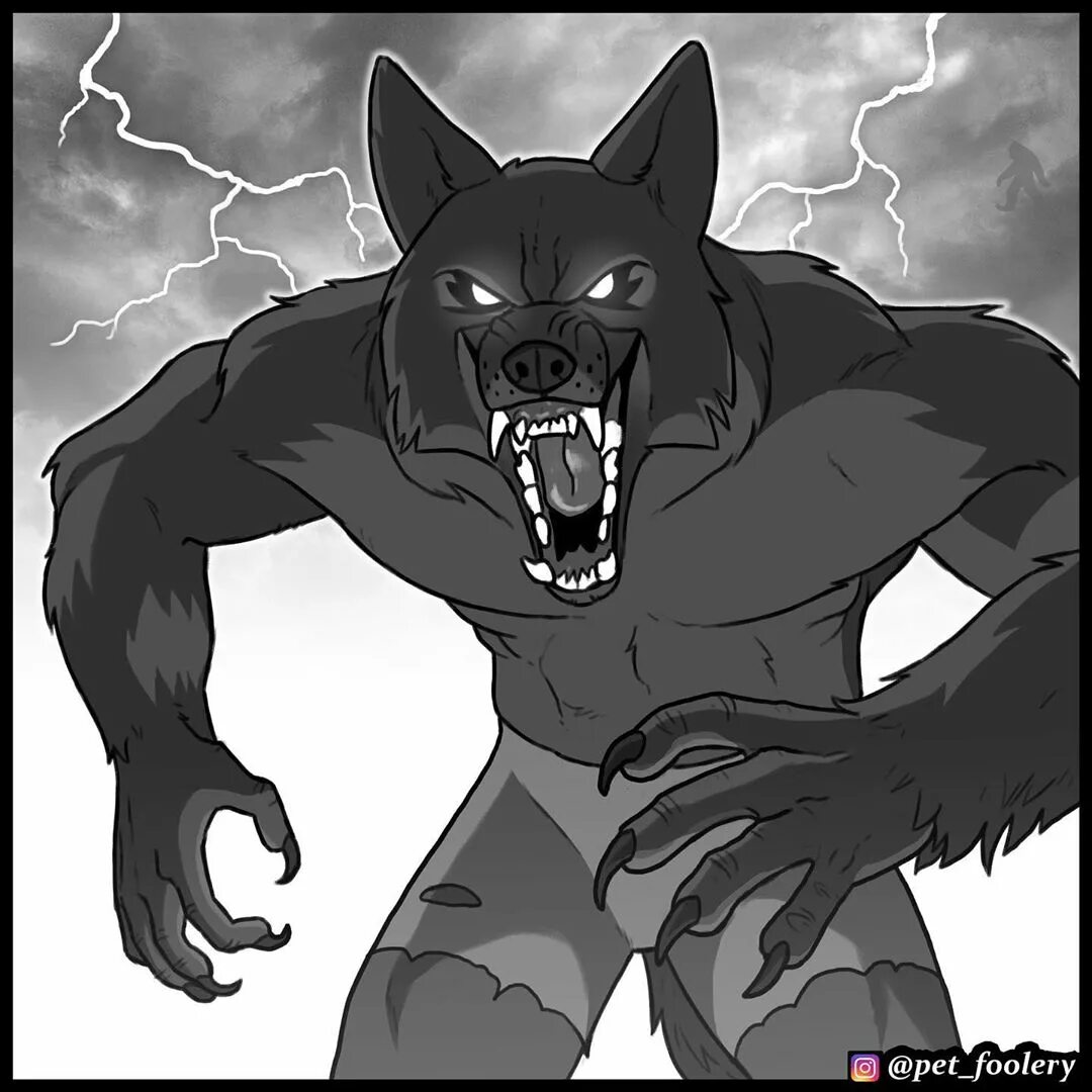 Как победить оборотня. Комиксы бена хеда. pet foolery комиксы werewolf. победи оборотня. бен хед pet foolery.